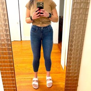 Curve Love Super Skinny Ankle High Rise Jeans 27/S